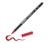 edding 4200 rotulador con punta de pincel para porcelana - carmín - 1 rotulador - punta de pincel de 1-4 mm - para pintar y decorar cerámica - tinta resistente a la luz y lavavajillas, secado rápido
