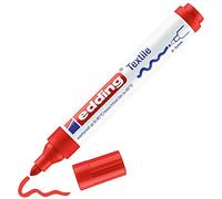 Edding 44500002 - Rotulador para textiles, color rojo