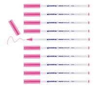 Edding 4600 - Caja de 10 Marcadores Textiles - Punta Redonda - 1 mm - Rosa