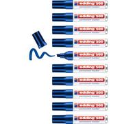edding Rotulador permanente 500 – punta biselada 7 mm – recargable – azul