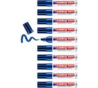 edding Rotulador permanente 500 – punta biselada 7 mm – recargable – azul