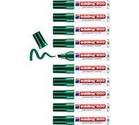 edding Rotulador marcador permanente 500 – Punta biselada 2–7 mm – Verde
