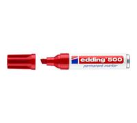 Edding 500 - Marcador permanente (Rojo, Rojo, Amarillo, 2 mm, 7 mm, 10 pieza(s))