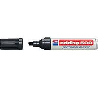 Edding 500 Negro 10pièce (S) Marcador permanente, - Permanente Rotuladores (Negro, Negro, Color blanco, 2 mm, 7 mm, 10 pieza (S))