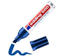 edding Rotulador permanente 500 Azul Caja x10