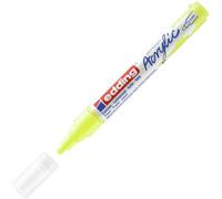 Edding 5100-065 - 1 Marcador Acrílico de Trazo Medio - Punta Redonda 2-3 mm - Amarillo Neon