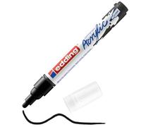 Edding 5100-901 - 1 Marcador Acrílico de Trazo Medio - Punta Redonda 2-3 mm - Negro