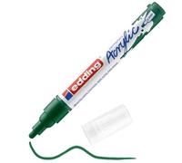 Edding 5100-904 - 1 Marcador Acrílico de Trazo Medio - Punta Redonda 2-3 mm - Verde Musgo