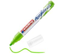Edding 5100-927 - 1 Marcador Acrílico de Trazo Medio - Punta Redonda 2-3 mm - Verde Limon
