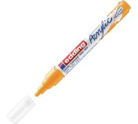 Edding 5100 marcador acrílico de trazo medio - amarillo sol - 1 rotulador acrílico resistente al agua - punta redonda 2-3 mm - pintura acrílica para lienzo, papel kraft, madera y piedra
