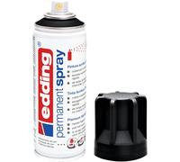 Edding 5200-901 - Spray Permanente de Pintura Acrílica - 200 ml - Negro Intenso Mate