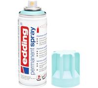 edding 5200 spray permanente - azul pastel - 200 ml - pintura acrílica para pintar y decorar vidrio, metal, madera, cerámica, plástico, lienzo - aerosol, spray acrílico, spray de pintura