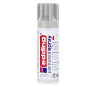 edding 5200 spray permanente - gris claro mate - 200 ml - pintura acrílica para pintar y decorar vidrio, metal, madera, cerámica, plástico, lienzo - aerosol, spray acrílico, spray de pintura