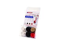 edding 5200 Spray Permanente Juego de Cabezales Rociadores, Juego de 6, Cabezales Rociadores Intercambiables en 4 Anchos del Spray Diferentes, desde Líneas Finas (1 Cm) Hasta Grandes Áreas (14 Cm)