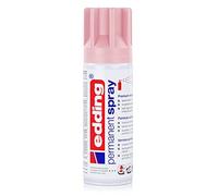 edding 5200 spray permanente - rosa pastel mate - 200 ml - pintura acrílica para pintar y decorar vidrio, metal, madera, cerámica, plástico, lienzo - aerosol, spray acrílico, spray de pintura