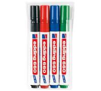 Edding 660 marcador para pizarras blancas - multicolor - juego de 4 ro