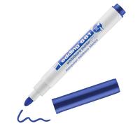 Edding 661 - Rotuladores para pizarra blanca (3 unidades, punta media, 1 - 2 mm), color azul