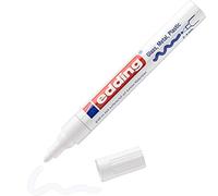 Edding 750/1-49 - Blíster con 1 Marcador de Tinta Opaca Brillante - Punta Redonda 2-4mm - Blanco