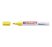 edding Marcador 750 – tinta opaca brillante efecto lacado, punta 2–4 mm – Amarillo, 1 rotulador