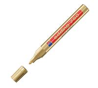 edding 751 - 1 Marcador de Tinta Opaca Brillante - Oro (Metálico) - Punta Redonda 1-2 mm