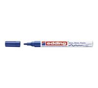 edding Marcador 751 - tinta opaca brillante, punta redonda 1-2 mm - Azul, 1 unidad