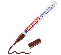edding Marcador 751 – tinta opaca brillante efecto lacado, punta redonda 1-2 mm – marrón 1 ud