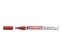 edding Rotulador 751 tinta opaca efecto lacado punta redonda 1-2 mm rojo 1 rotulador