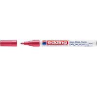 edding Rotulador 751 tinta opaca efecto lacado punta redonda 1-2 mm rojo 1 rotulador