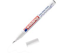 edding Marcador 780 – tinta opaca brillante, punta extrafina 0,8 mm – Blanco