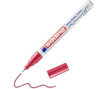 edding 780 marcador de tinta opaca brillante - rojo - 1 rotulador - punta extraf