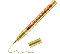 edding Marcador 780 tinta opaca oro – punta 0,8 mm, permanente, impermeable – 1 rotulador