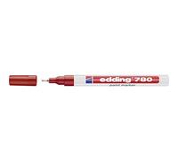 EDDING Marcador permanente 780 Punta fina metálica trazo 0,8 mm Rojo