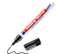 edding 8014 marcador para laboratorio - negro - 1 rotulador - punta redonda 1 mm - ideal para etiquetar superficies lisas y transparentes (p. ej., vasos de reacción, equipos de laboratorio, etiquetas)