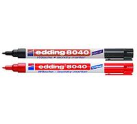 Edding 8040 - Marcador para ropa - 0,04 " - La redacción de color negro