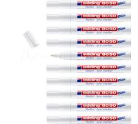 Edding 8050 - Caja de 10 Marcadores para Neumáticos - Blanco - Punta de Bala 2-4 mm