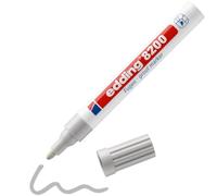 Edding Marcador para juntas 8200 – plata, punta redondeada 2-4 mm, resistente al agua, 1 rotulador