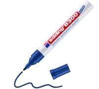 edding 8300 marcador permanente industrial - azul - punta redonda de 1,5-3 mm - para marcar de manera permanente superficies ligeramente aceitosas y con polvo