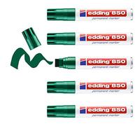 Edding 850-5 Marcadores Permanentes - Punta Biselada 5-15mm - Verde
