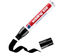 edding Rotulador permanente 850 – Negro, punta biselada (5–16 mm)