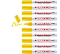 Edding 8750-10 Marcadores de Tinta Opaca Industrial - Punta Redonda 2-4 mm - Amarillo