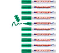 Edding 8750-10 Marcadores de Tinta Opaca Industrial - Punta Redonda 2-4 mm - Verde