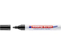 EDDING 8750 Marcador Permanente Industrial Tinta Opaca Negro (Set de 10)