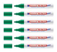 Edding 8750 - Rotuladores de pintura (6 unidades, punta redonda, 2 - 4 mm)