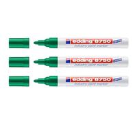 edding Marcador industrial 8750 - tinta opaca permanente, punta redonda 2-4 mm - Verde 1 ud