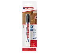 edding 950 marcador industrial - negro - 1 rotulador - punta redonda de 10 mm - marcador para escribir sobre metal, piedras, madera - superficies rugosas o húmedas - permanente, impermeable