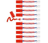 Rotulador edding permanente 950 pasta opaca rojo punta redonda 10 mm para superficies oxidadas rugosas - 950-02
