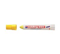 edding Rotulador industrial 950, punta redonda 10 mm, permanente e impermeable, amarillo