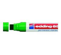 Edding Bolígrafo 850 verde, Punta de marca de tinta verde de forma de cincel, Marcador