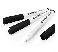 Edding Bolígrafo de escritura a mano, tinta negra, 0,6 mm, 3 unidades