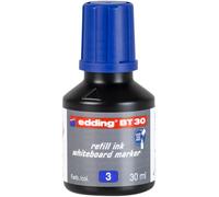 EDDING - Lote de 3 frascos de 30 ml, recarga de tinta azul BT 30 para marcador de pizarra blanca